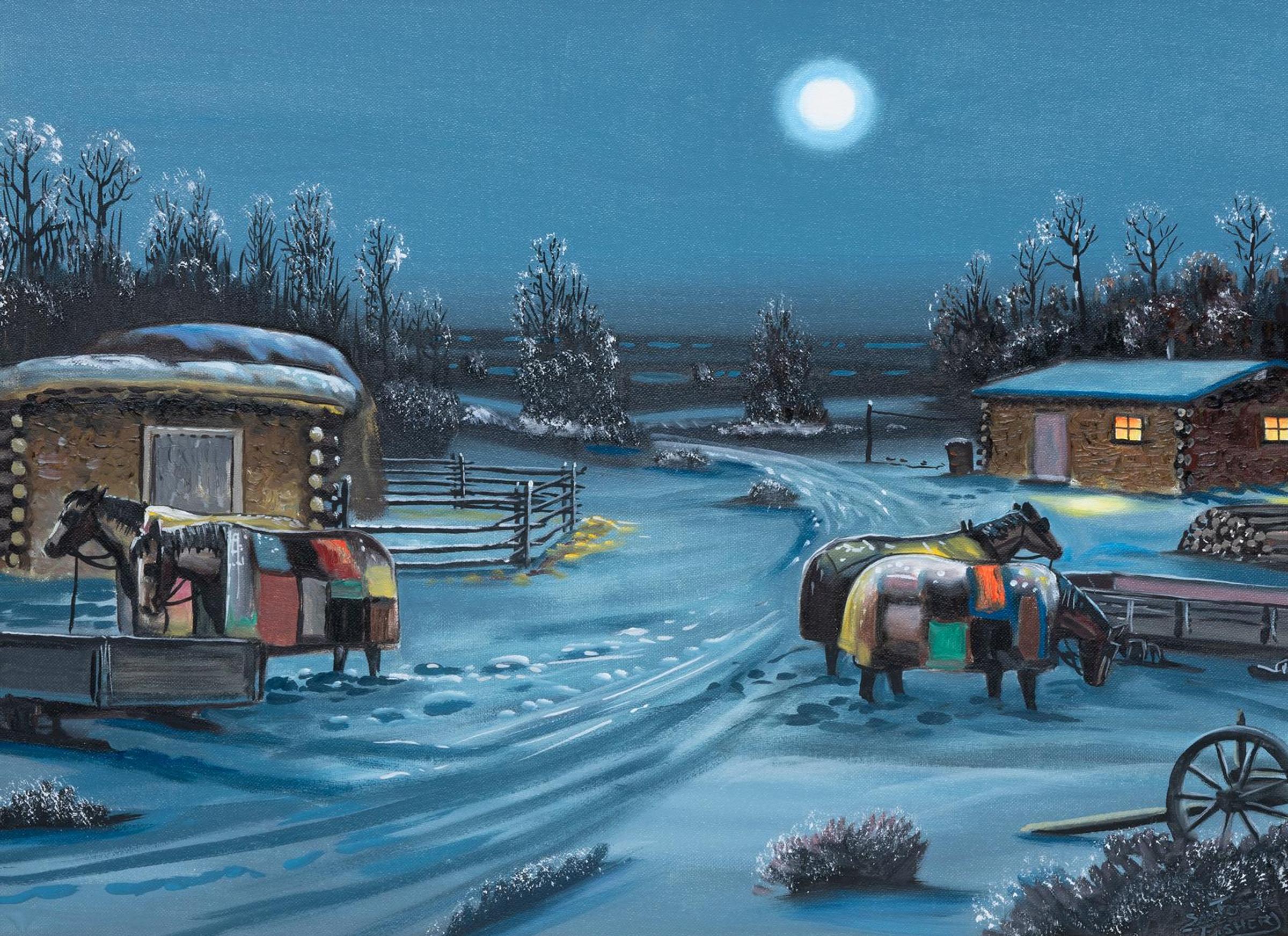 Sanford Fisher (1927-1988) - A Clear Night