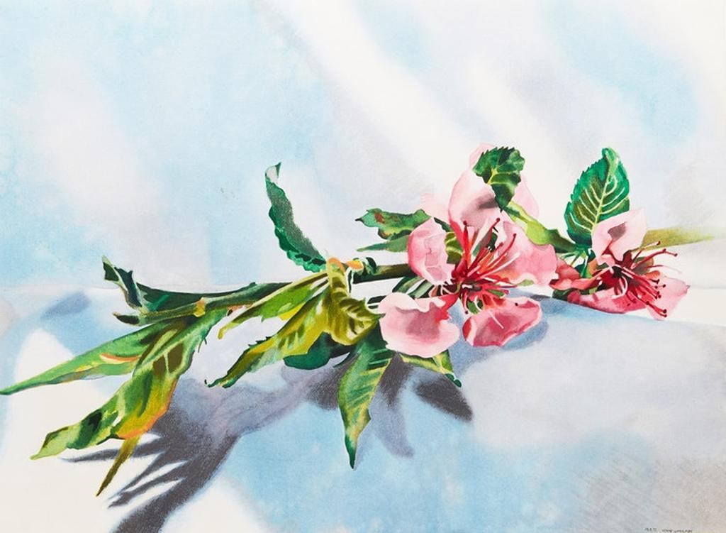 Lenni Workman (1949) - Spring Still Life #4 (Peach Blossom)
