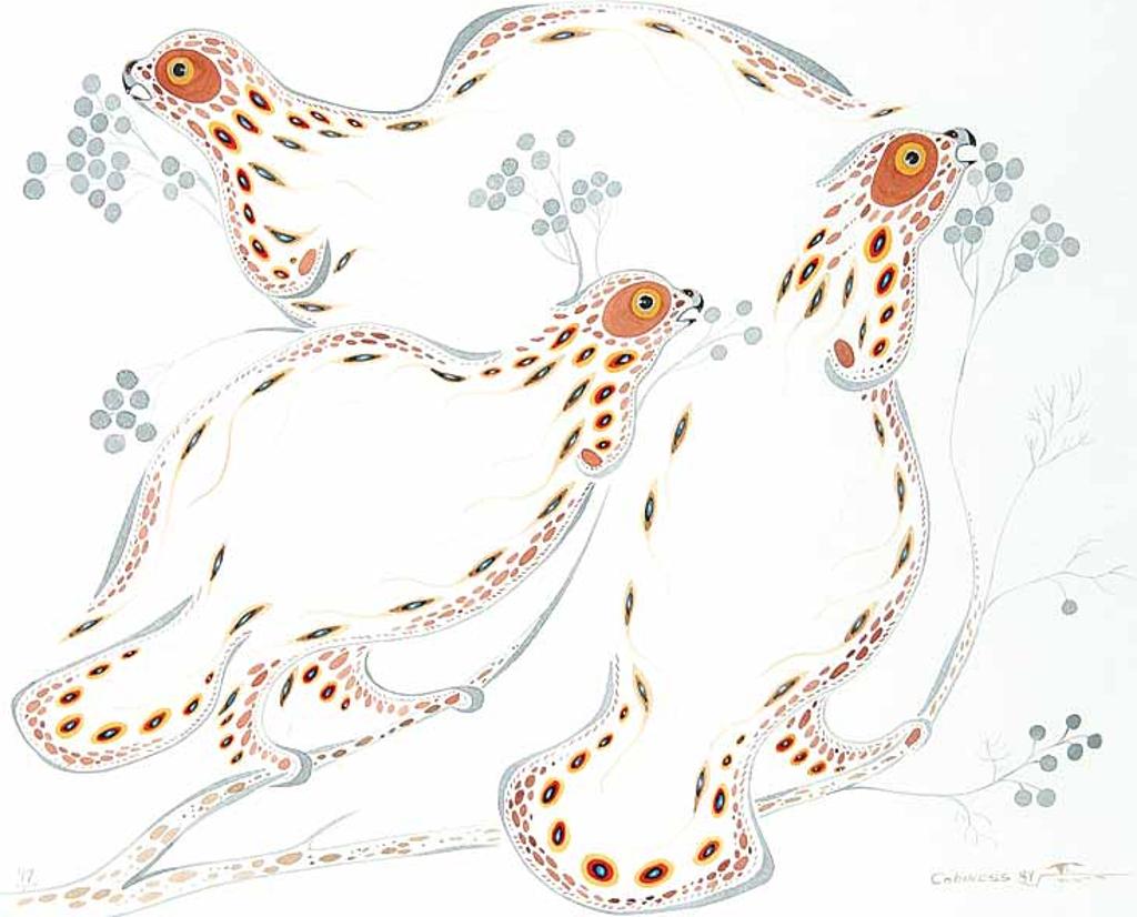 Edward [Eddy] Cobiness (1933-1996) - Untitled - Ptarmigans