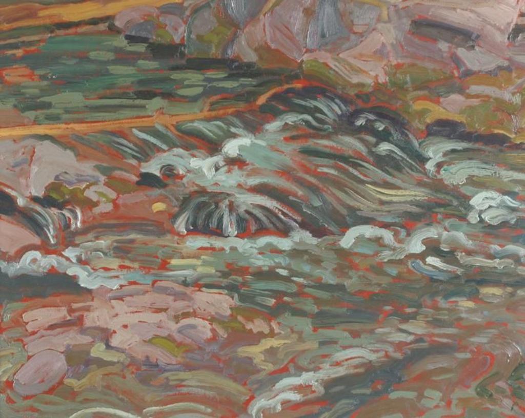 David John More (1947) - Morning Rapids, Threepoint Creek; 1980