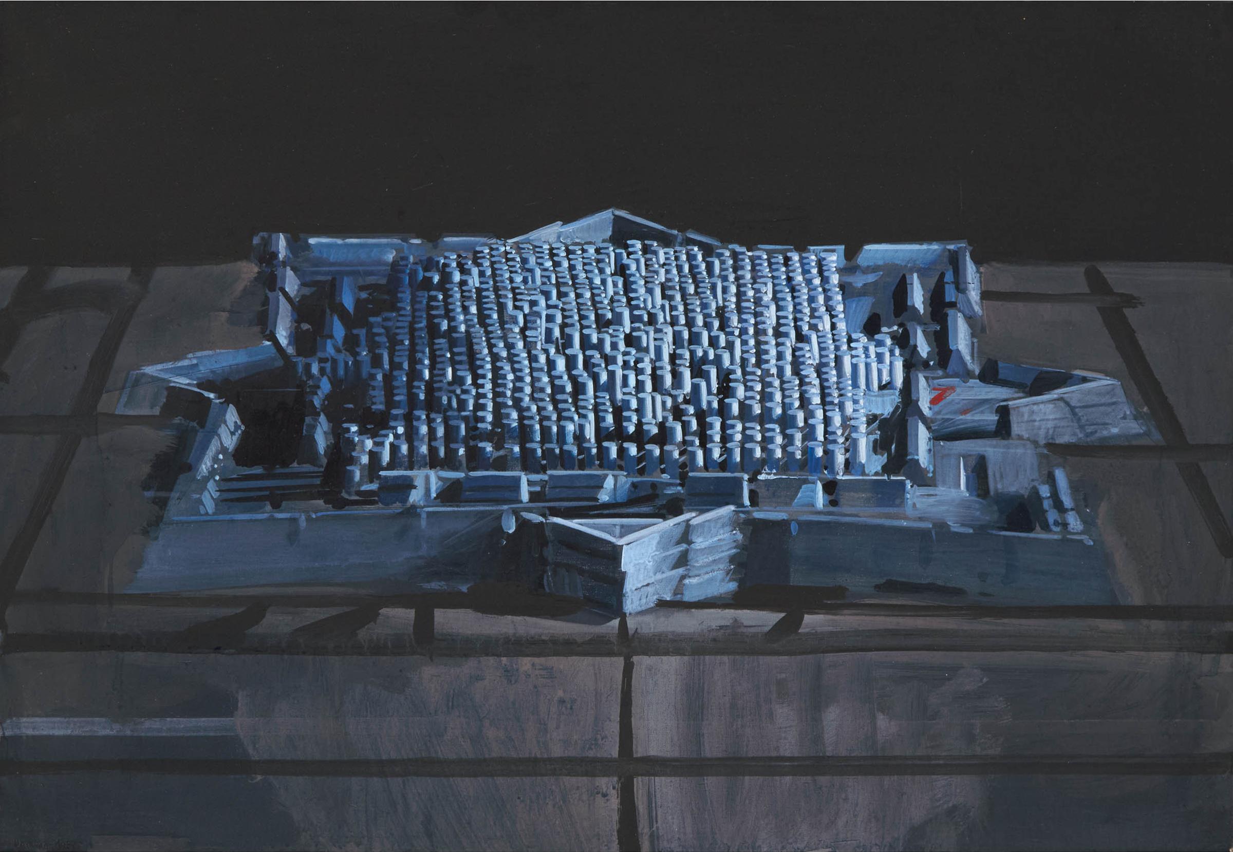 Horia Damian - Untitled (Fortification), 1987
