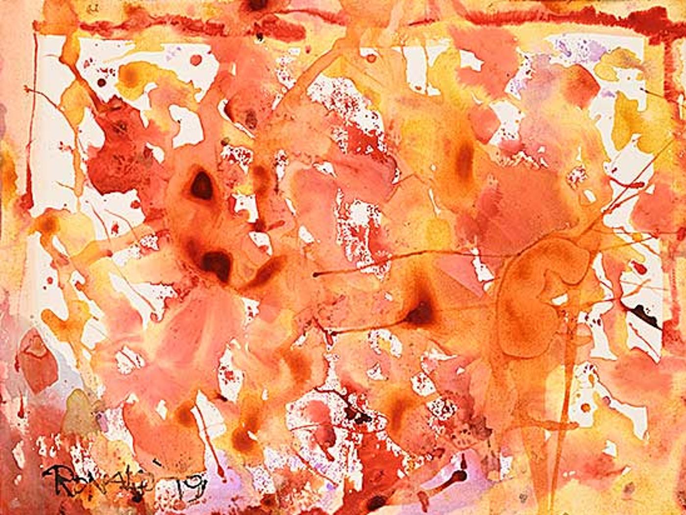 Willam Smith Ronald (1926-1998) - Untitled - Abstract in Red