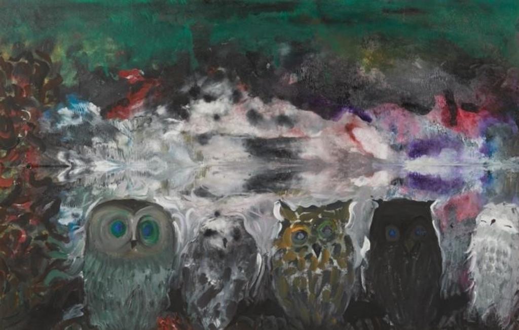 Jack Leaonard Shadbolt (1909-1998) - Untitled (Owls)