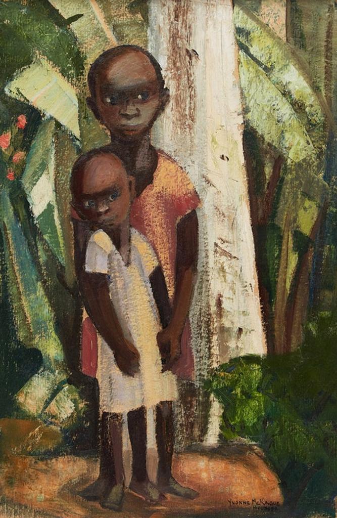 Yvonne Mckague Housser (1897-1996) - Untitled (Two Figures)