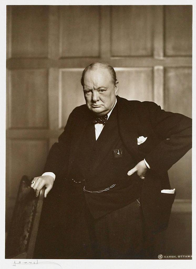 Yousuf Karsh (1908-2002) - The Right Honourable Sir Winston Churchill