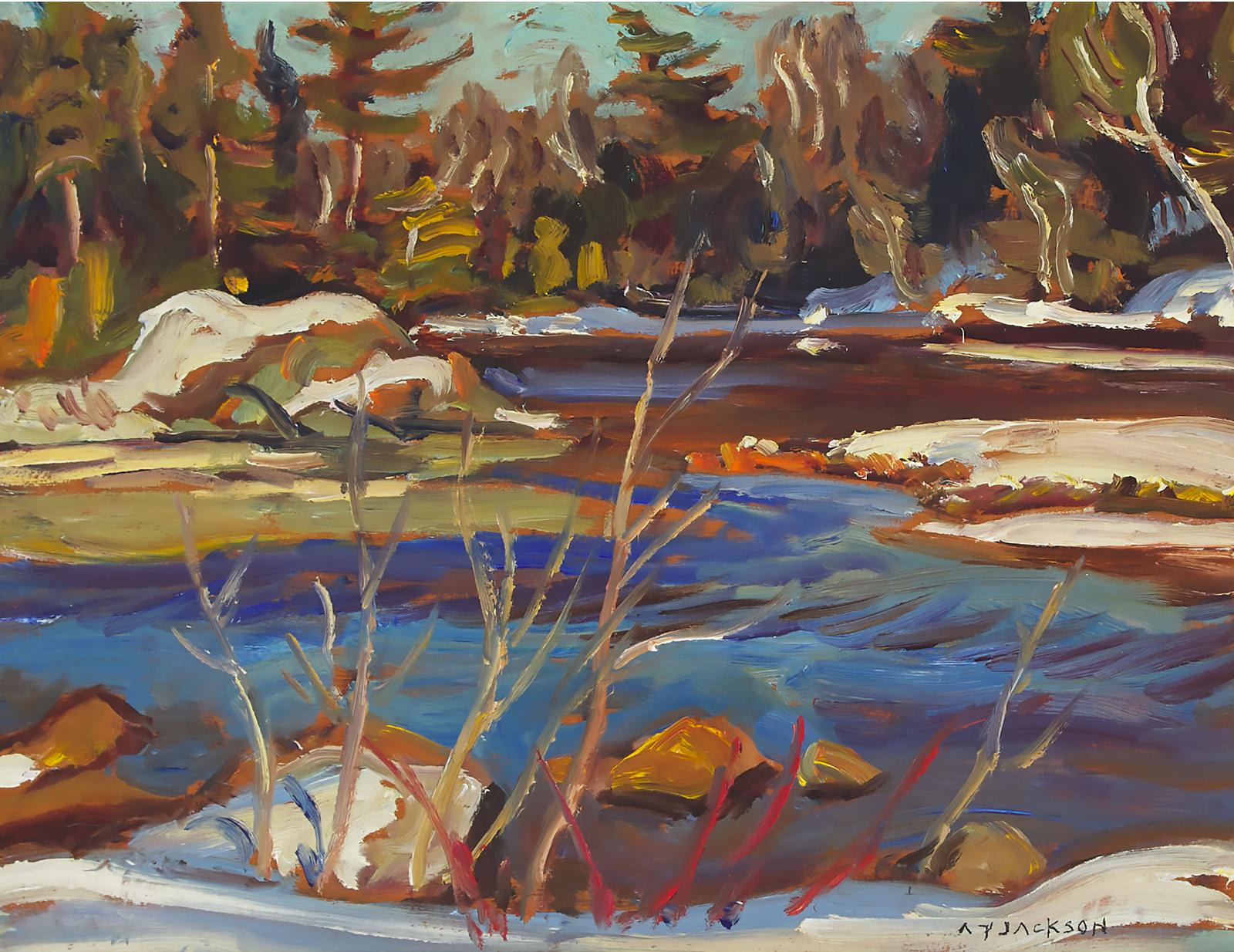 Alexander Young (A. Y.) Jackson (1882-1974) - Madawaska River, 1961