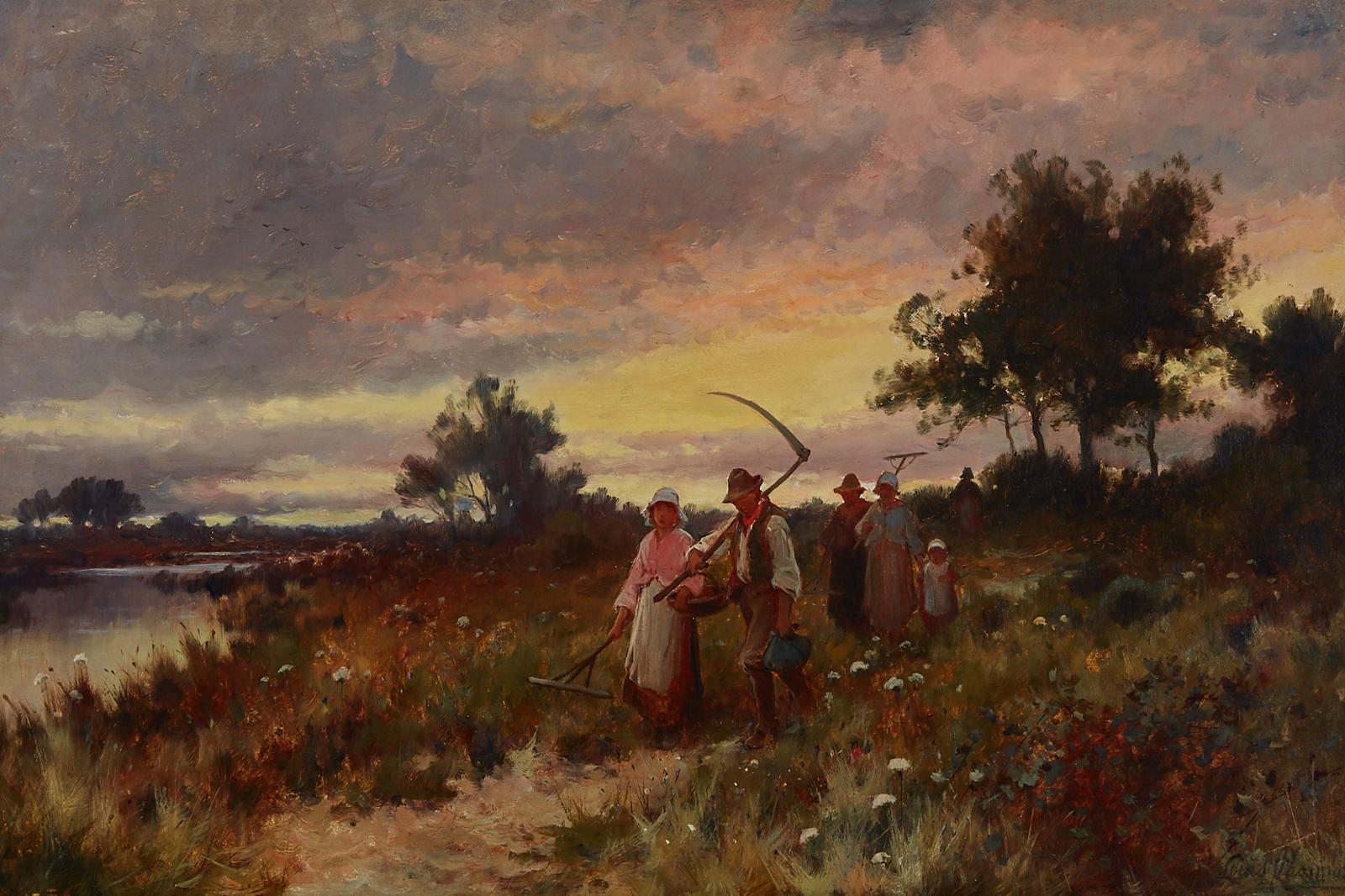 Louis Passmore - Harvesters Returning Home