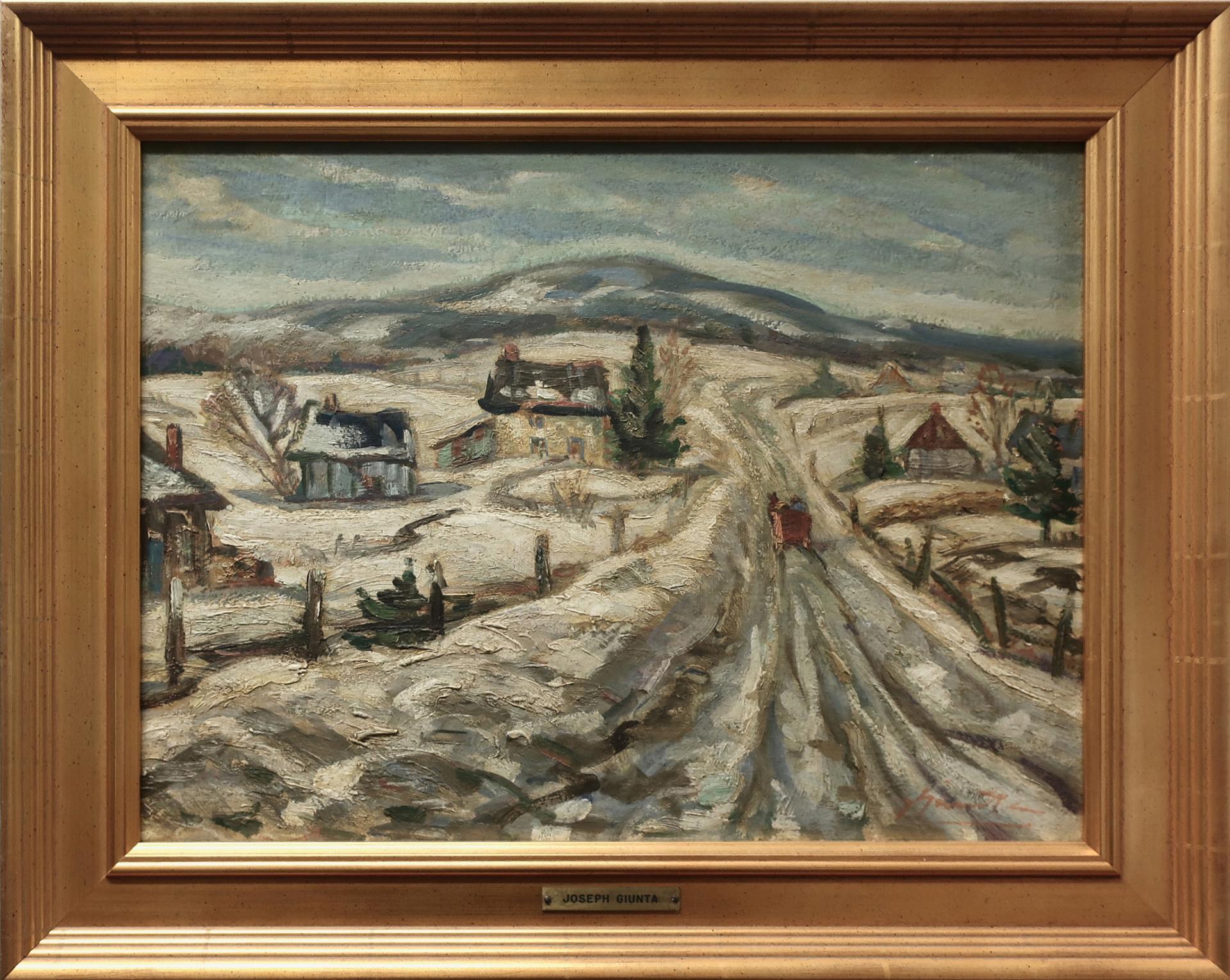 Joseph Giunta (1911-2001) - Country Road - Near Morin Heights, Laurentians,  Que.
