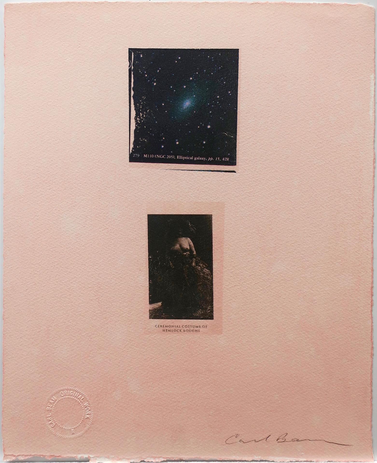 Carl Beam (1943-2005) - Elliptical Galaxy/Ceremonial Costume Of Hemlock Boughs