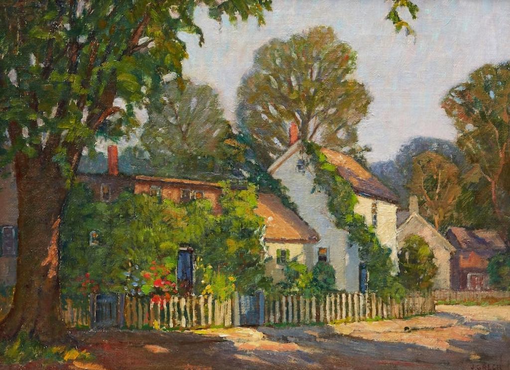 James Emery Greer (1948-1990) - Rockport Street, New England, U.S.A.