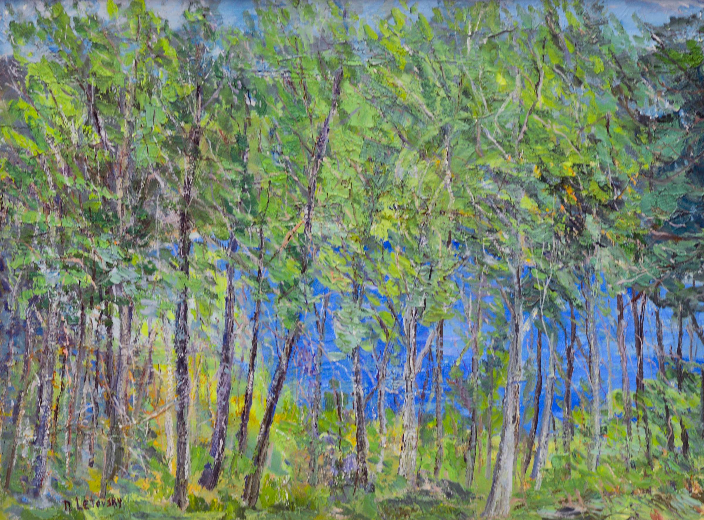 Nathan Letovsky (1925-2014) - Summer landscape