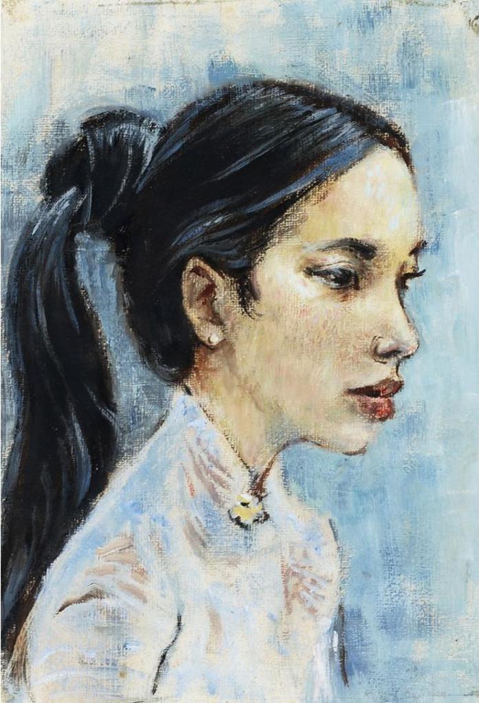 Robert Mclellan Bateman (1930-1922) - Burmese Girl