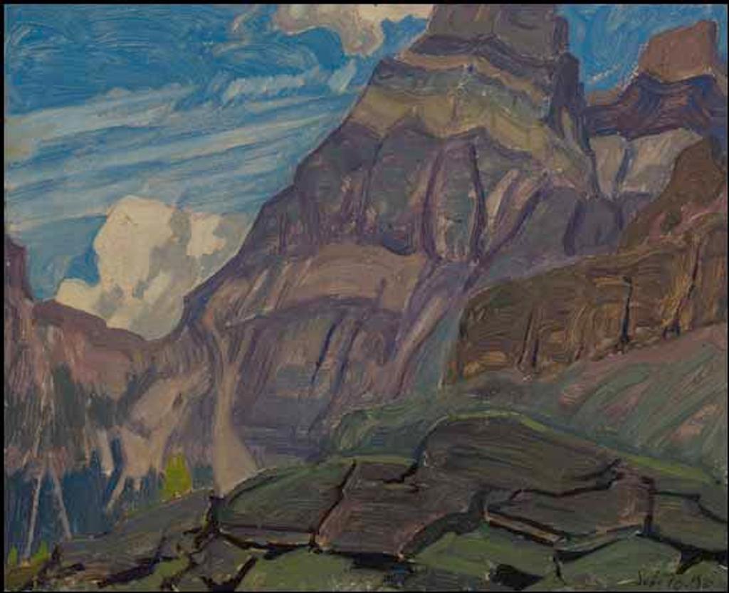 James Edward Hervey (J.E.H.) MacDonald (1873-1932) - Mt. Huber, Lake O'Hara