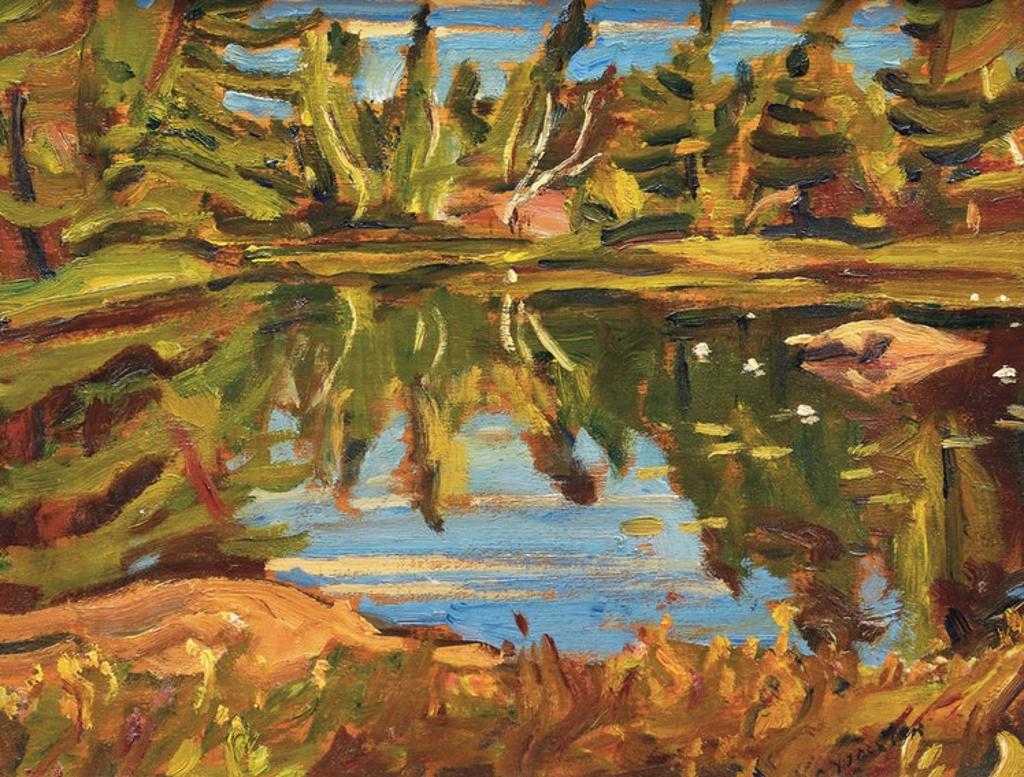 Alexander Young (A. Y.) Jackson (1882-1974) - Lake Reflection