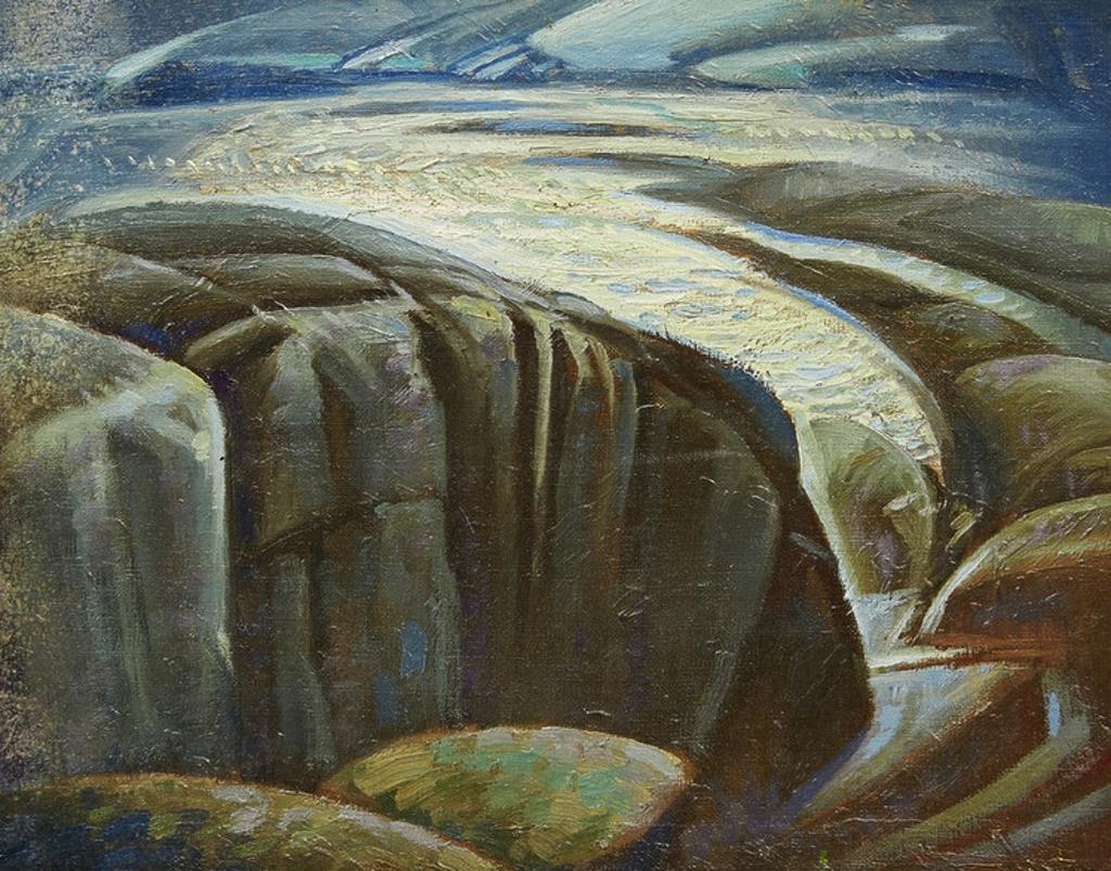 Lawrence Arthur Colley Panton (1894-1954) - Mountain Waterfalls