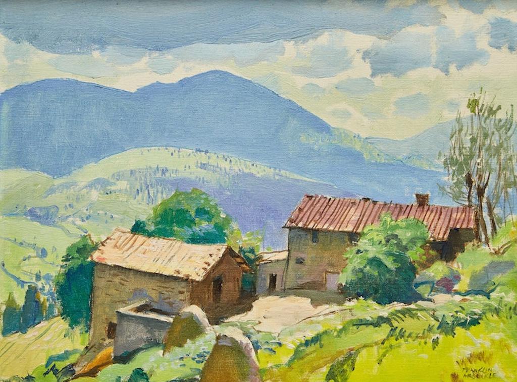 George Franklin Arbuckle (1909-2001) - Mountain Farm on Way to Monte Senario