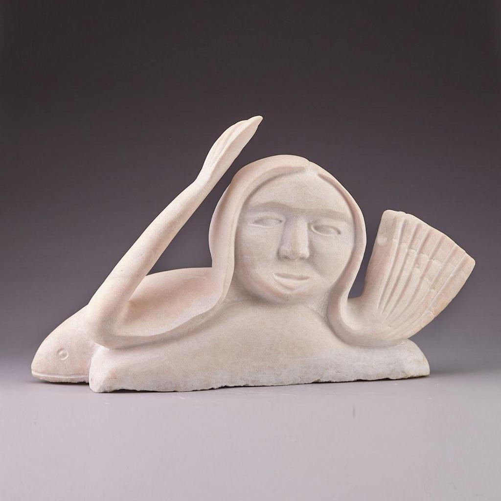 Mayureak Ashoona (1946) - Sedna And Fish