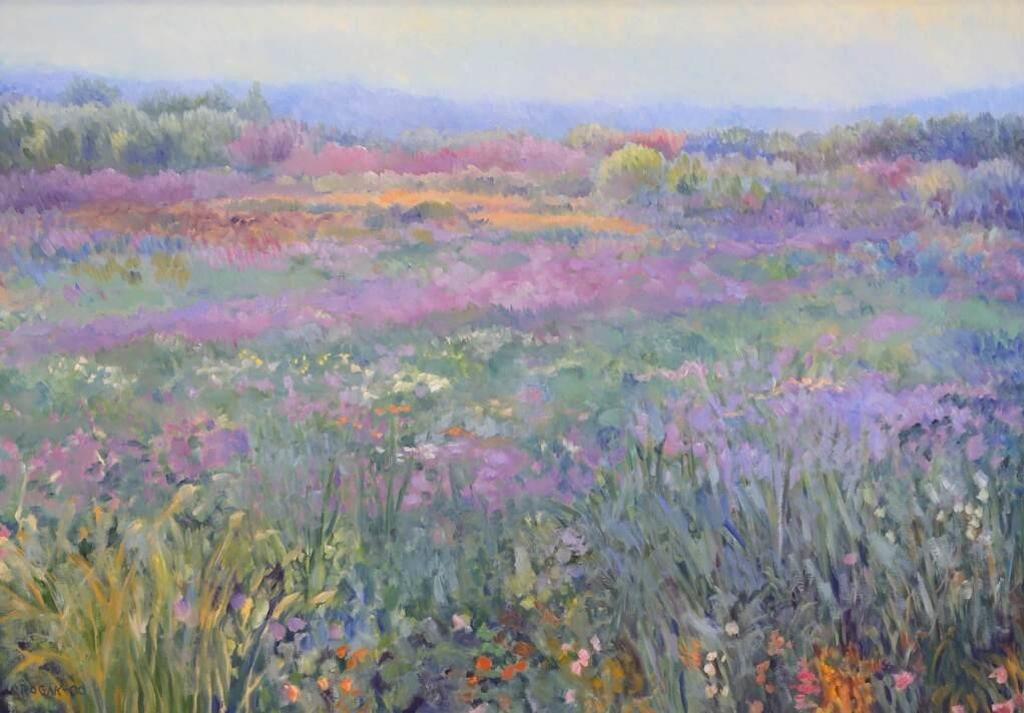 Helen Rogak (1937) - Fields Of Lavender, Land’S End, Sidney Bc