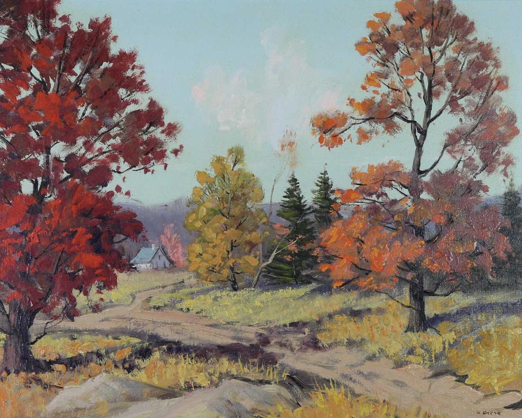 Sydney Martin Berne (1921-2013) - Fall Splendor; 1956