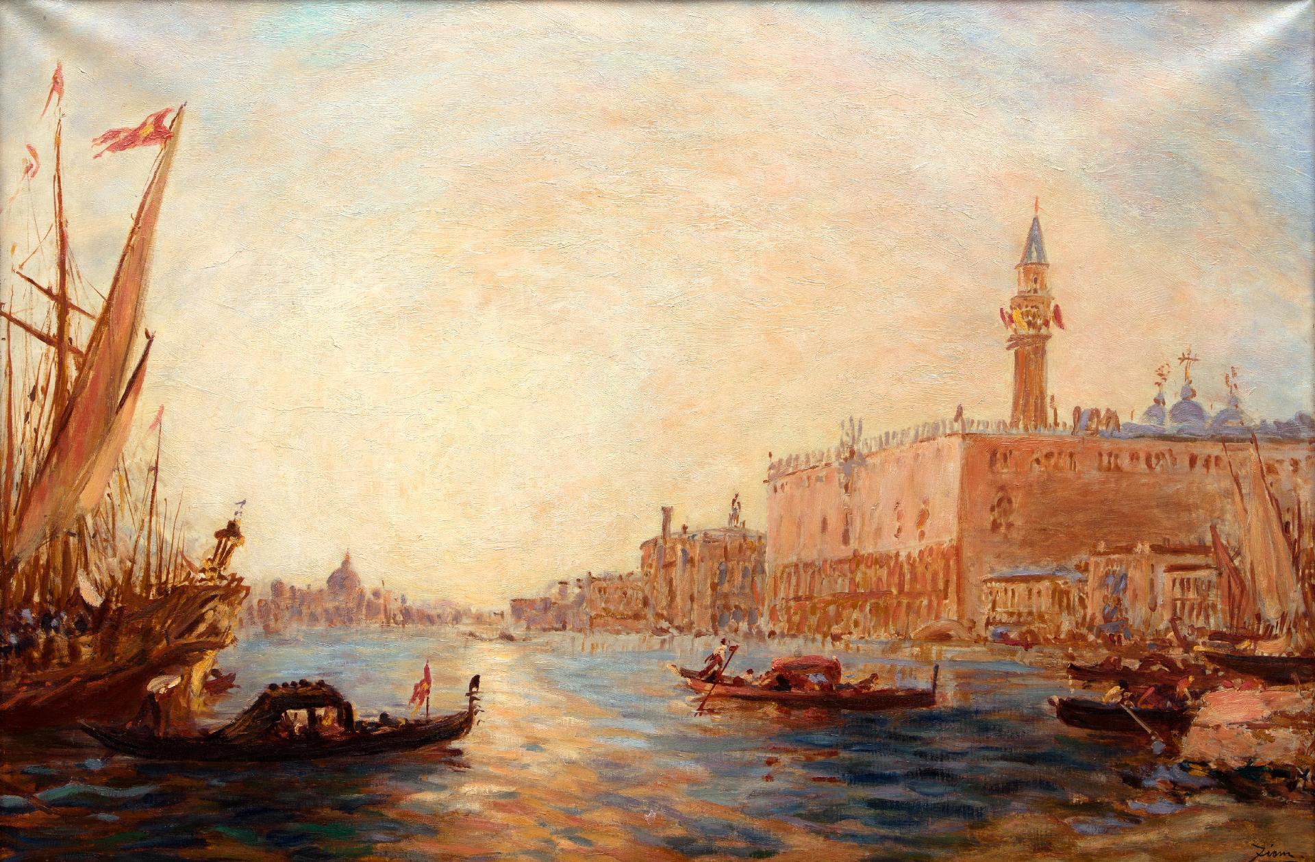 Felix Ziem (1821-1911) - Sans titre / Untitled (Venise, Grand Canal), n.d.
