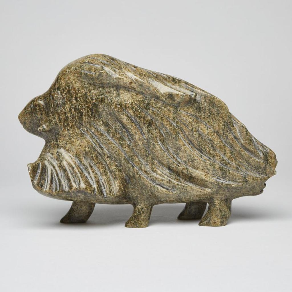 Kananginak Pootoogook (1935-2010) - Musk Ox With Windswept Coat