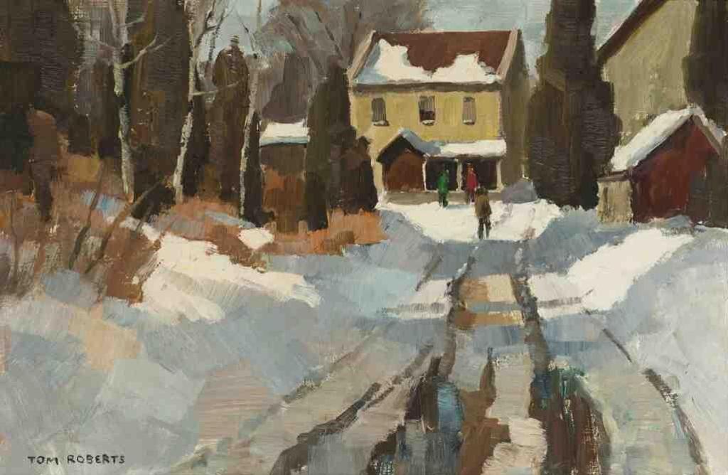 Thomas Keith (Tom) Roberts (1909-1998) - Untitled (Winter Laneway)