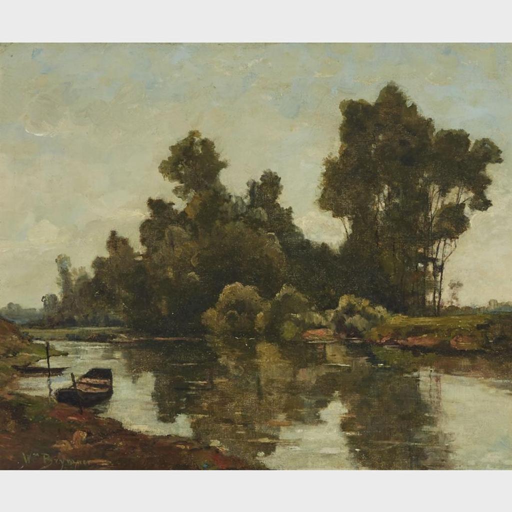 William Brymner (1855-1925) - On A Quiet Backwater