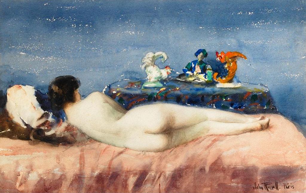 John Wentworth Russell (1879-1959) - Reclining Nude