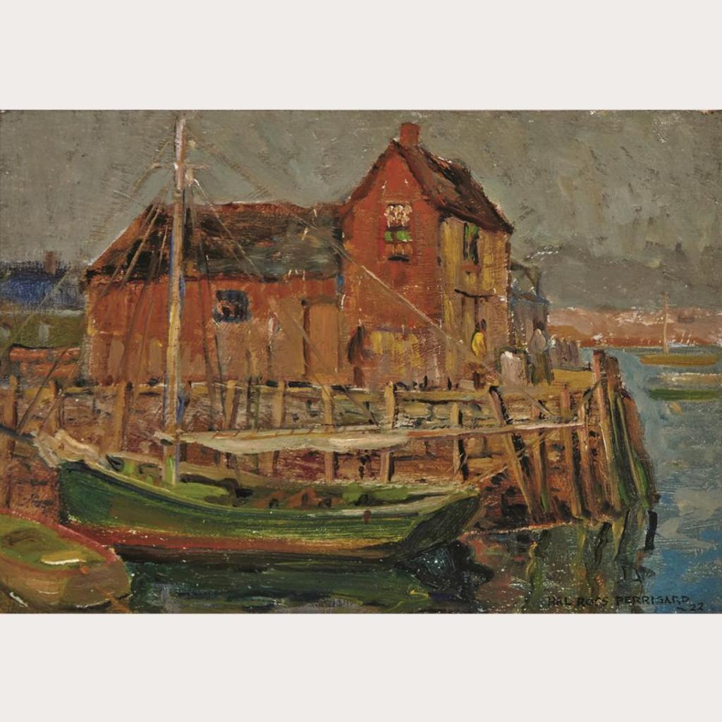 Hal Ross Perrigard (1891-1960) - Harbour Scene