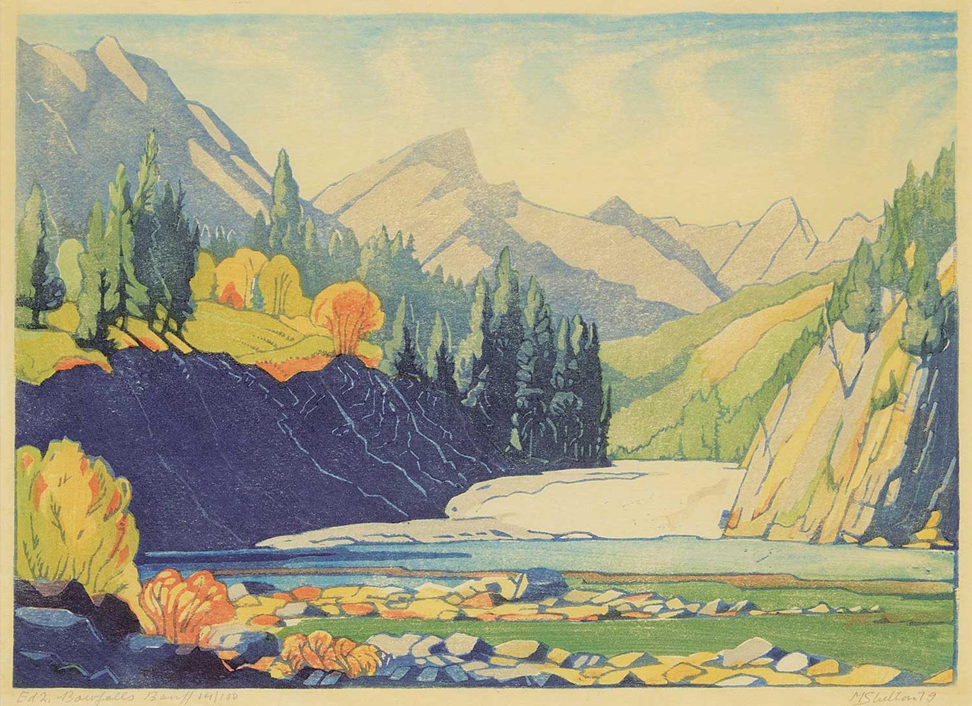 Margaret Dorothy Shelton (1915-1984) - Bow Falls Banff, Ed. 2  #14/100