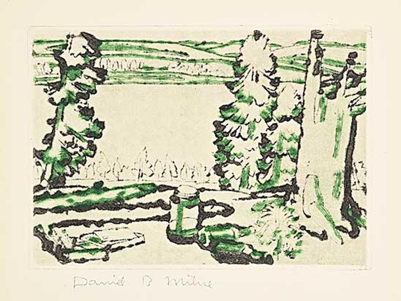 David Browne Milne (1882-1953) - Painting Place [State IV]