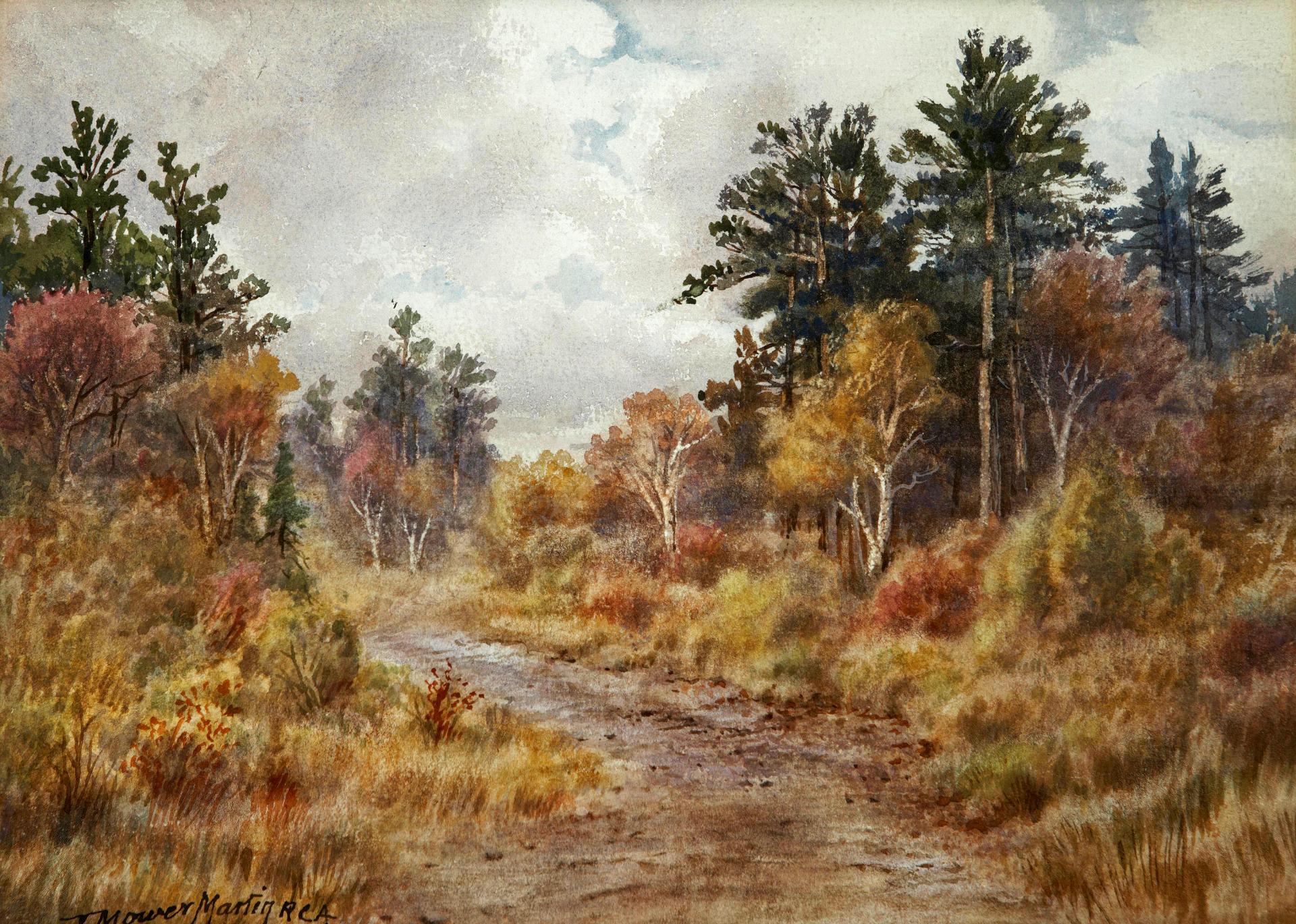 Thomas Mower Martin (1838-1934) - Autumnal Landscape