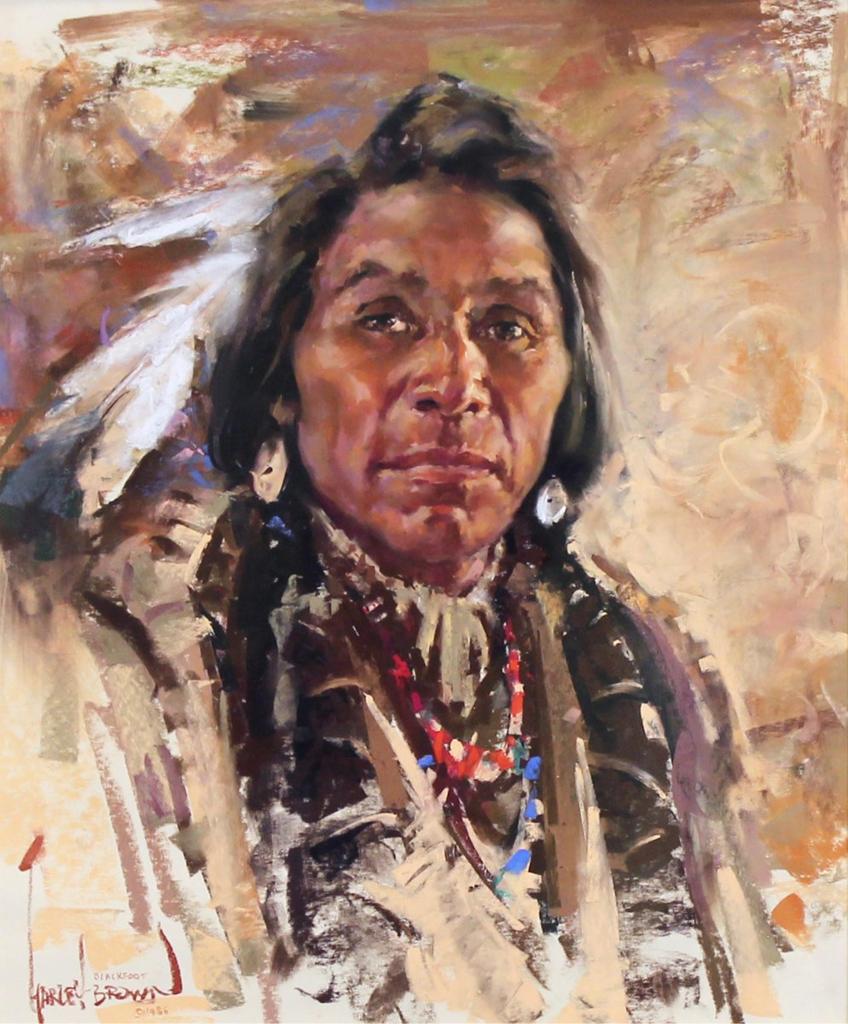 Harley W. Brown (1939) - Blackfoot; 1986