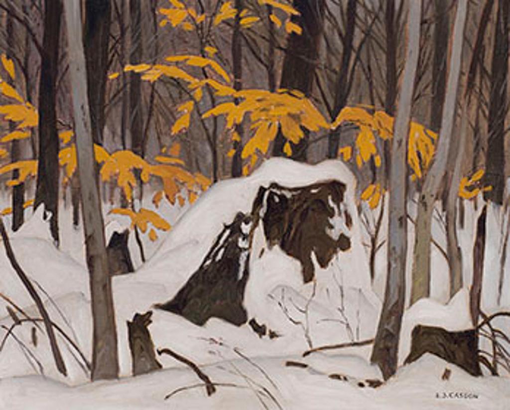 Alfred Joseph (A.J.) Casson (1898-1992) - Beech Leaves in Winter