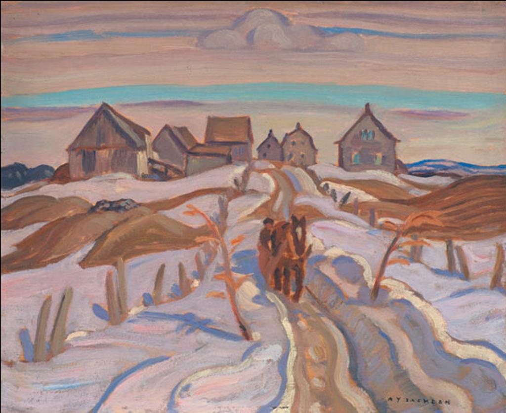 Alexander Young (A. Y.) Jackson (1882-1974) - Country Road, Rimouski, St. Fabien