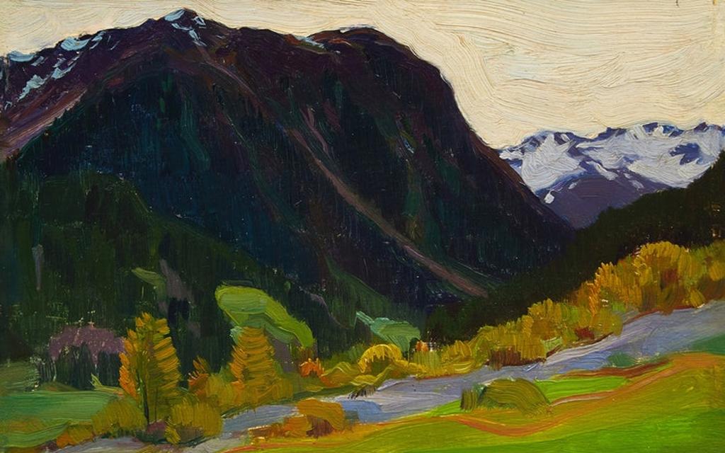 Clarence Alphonse Gagnon (1881-1942) - Dans les Alps