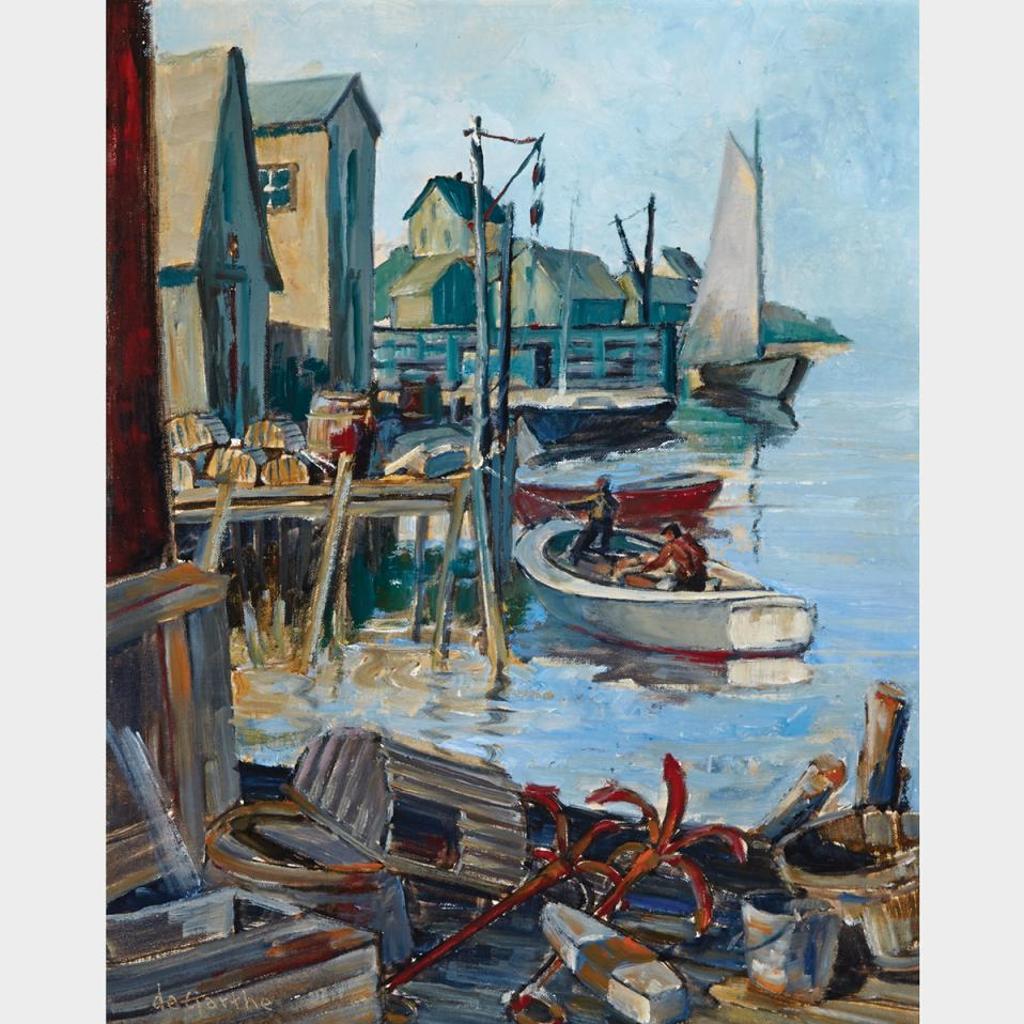 William Edward de Garthe (1907-1983) - Morning Light At Peggy’S Cove, Nova Scotia
