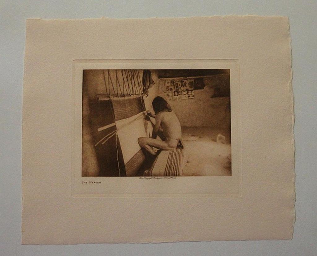 Edward Sherrif Curtis (1868-1952) - The Weaver