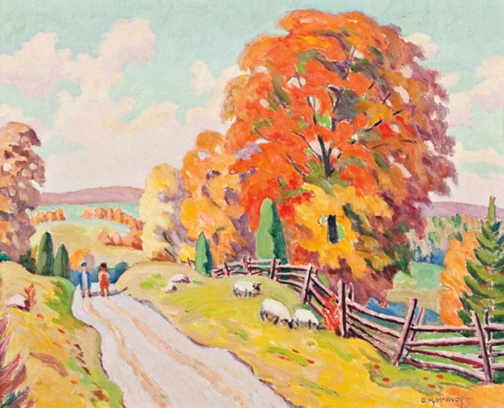 Harold O. Mcavoy (1891-1977) - Autmn Day at Glen Major