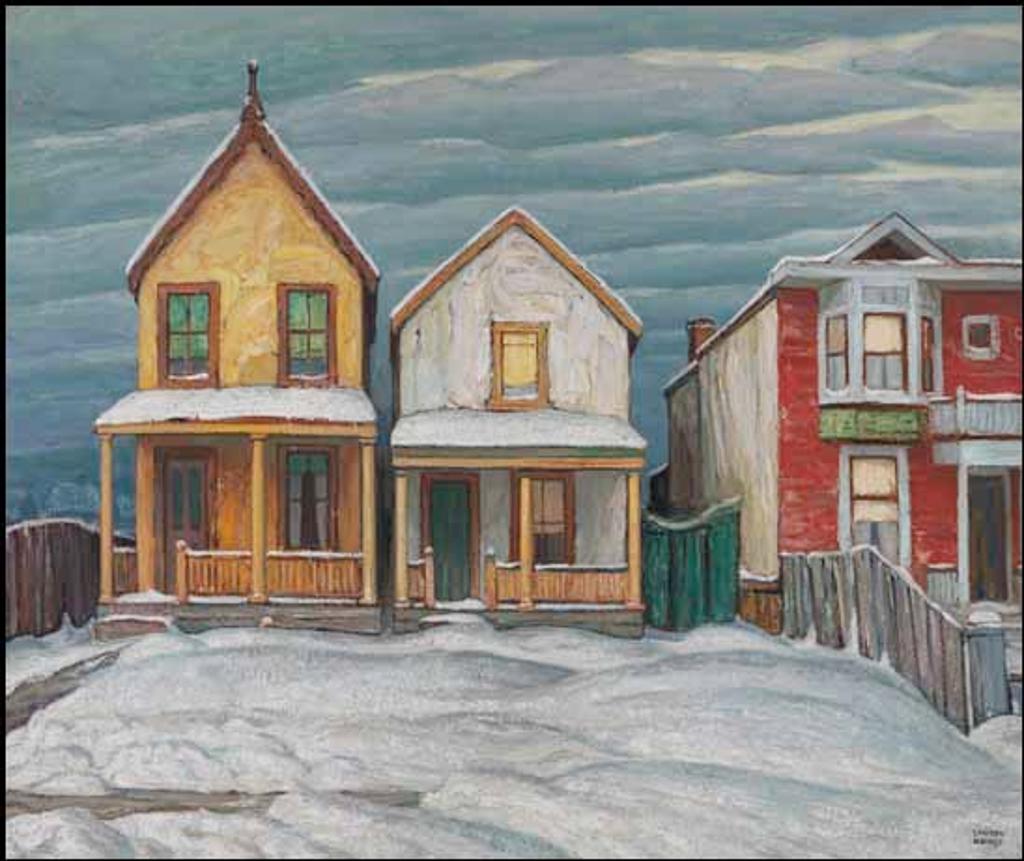Lawren Stewart Harris (1885-1970) - Houses, Winter, City Painting V