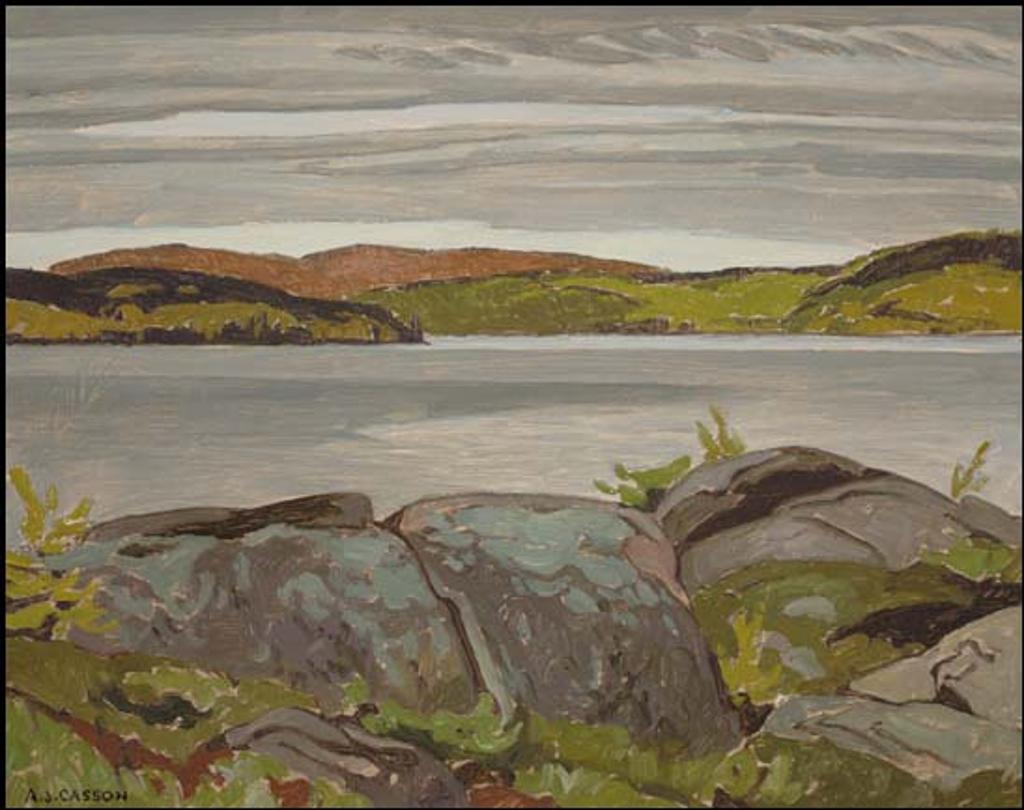 Alfred Joseph (A.J.) Casson (1898-1992) - Grey Day - Lake Kamaniskeg