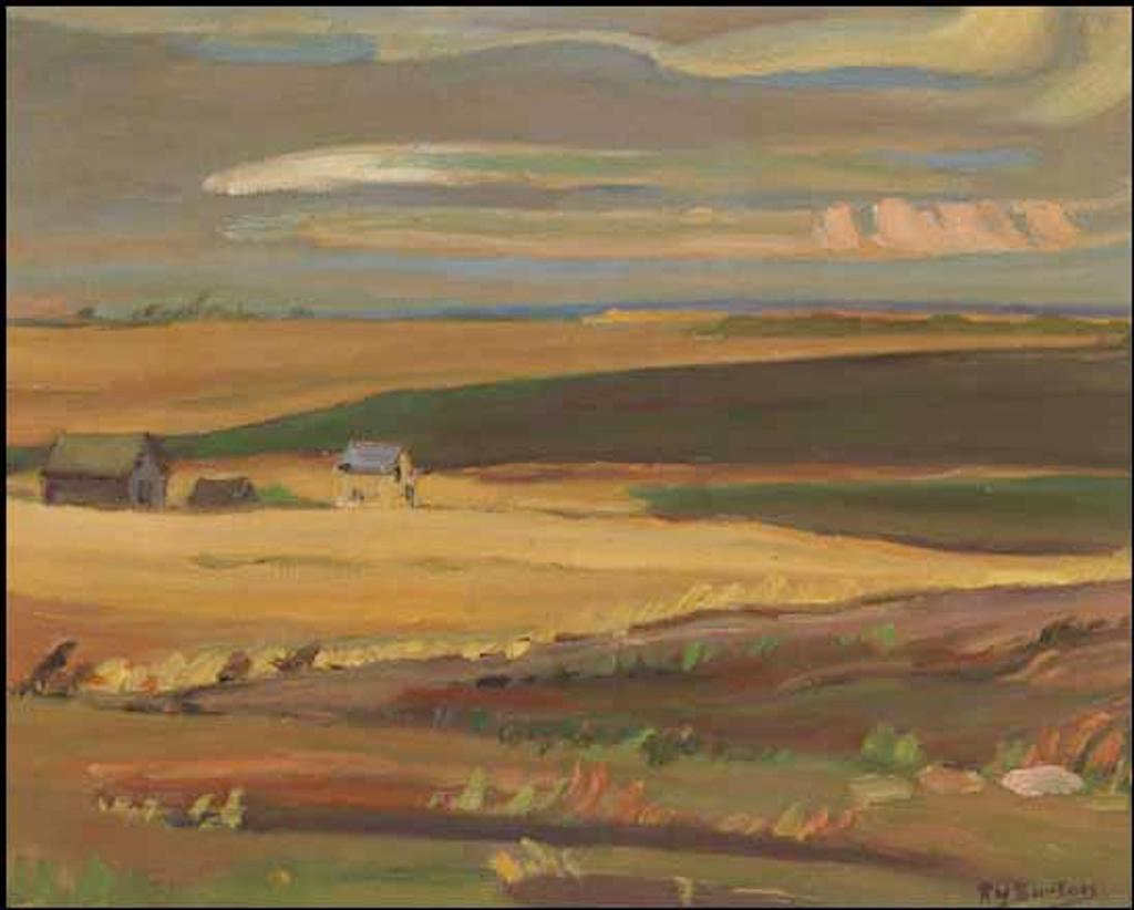 Ralph Wallace Burton (1905-1983) - Wheat Stubble (MacLean, Sask.)