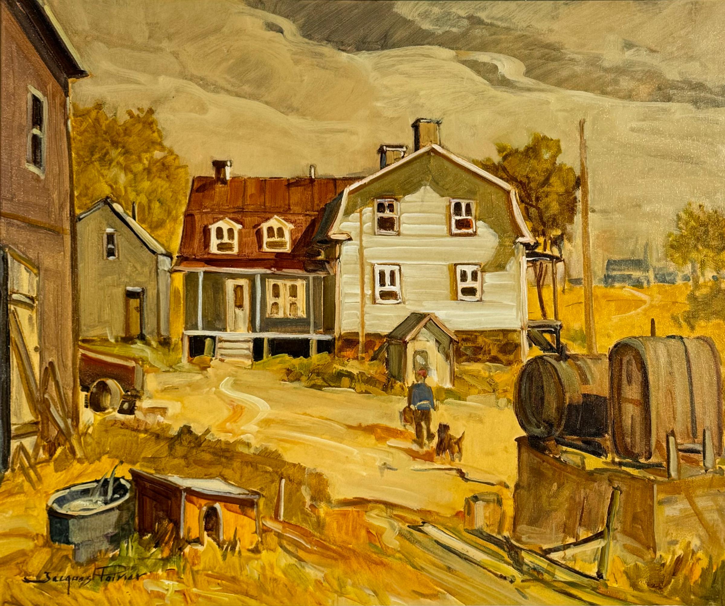 Jacques Poirier (1942-2002) - Une journée à la campagne, n.d.