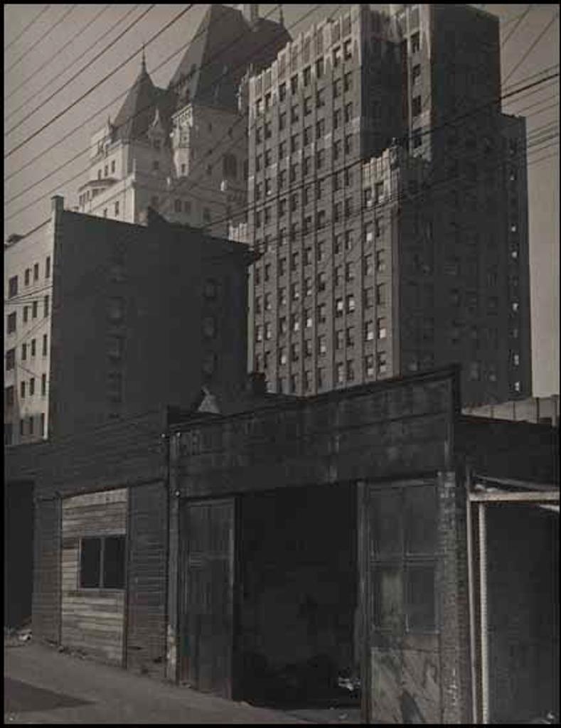 John A. Vanderpant (1884-1939) - Vancouver Buildings with the Hotel Vancouver
