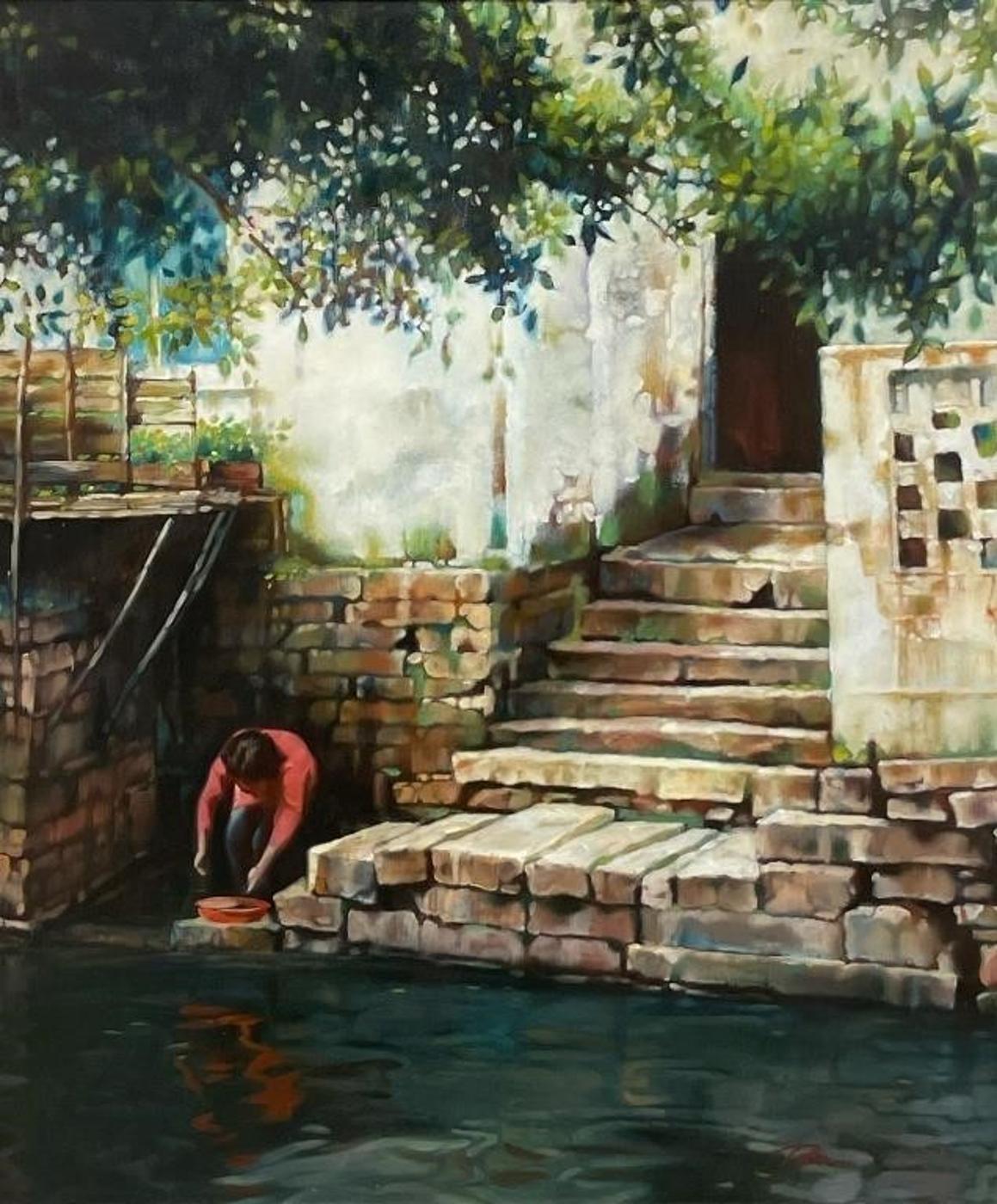 Pan Zhongwu - oil on canvas