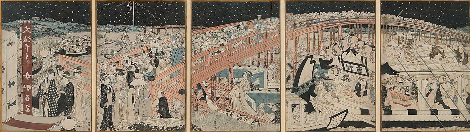 Utagawa II Kunisada - Untitled - Opening Night