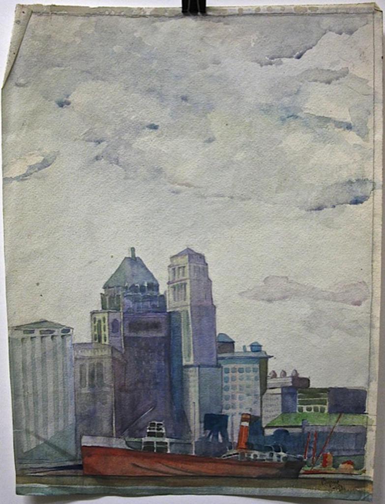 John L. Byrne (1906-1976) - Untitled (Toronto View From The Water)