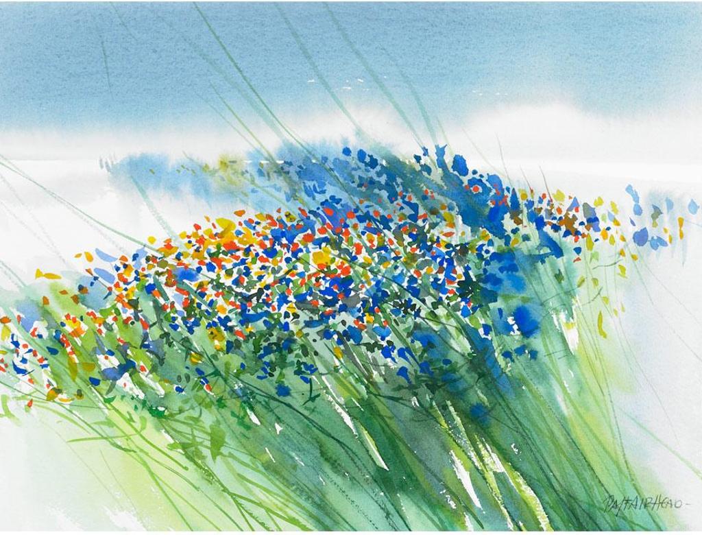 Patricia (Pat) Mary Fairhead (1927) - Wildflowers At Tlell #1, 1986