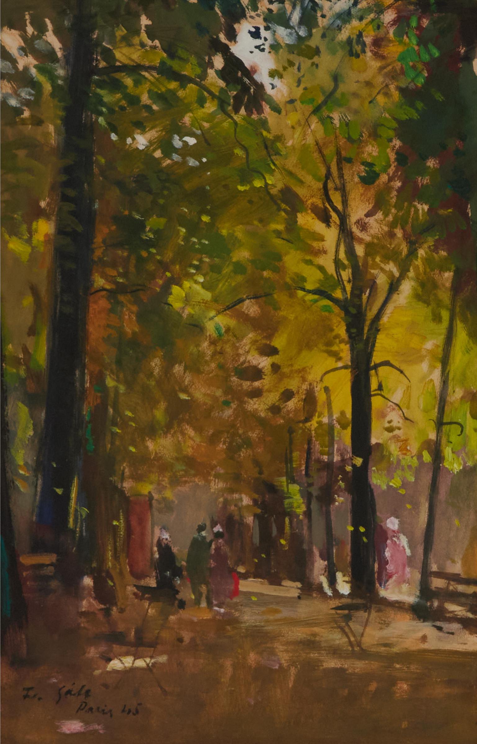 François Gall (1912-1987) - Les Rue Parisienne, 1945