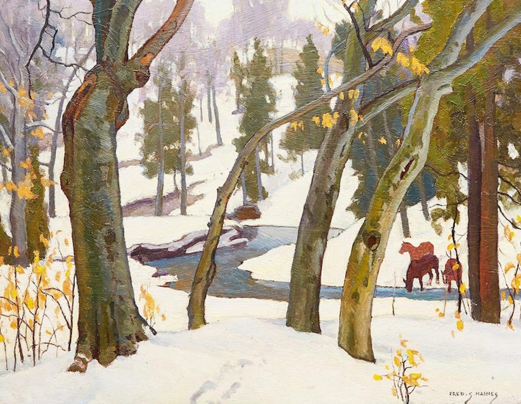 Frederick Stanley Haines (1879-1960) - Noisey River